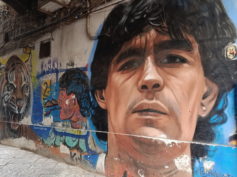 Murals Maradona 1990-那不勒斯必去景点