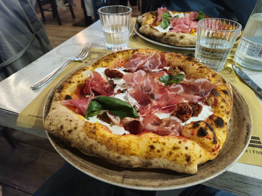 ICE Beer Pizza Food