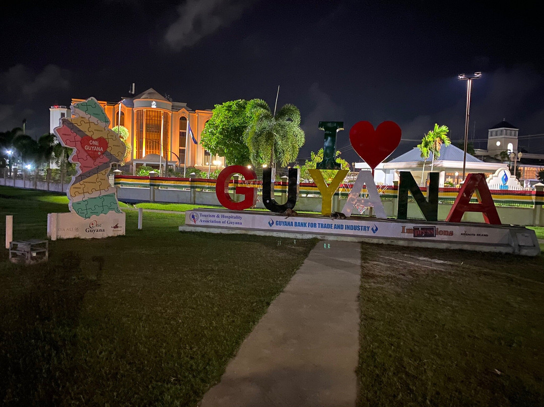 “I Love Guyana” sign景点图片