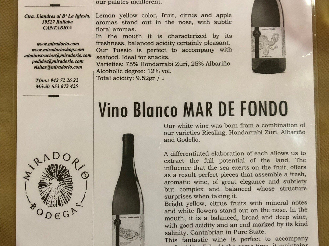 Bodegas Miradorio景点图片
