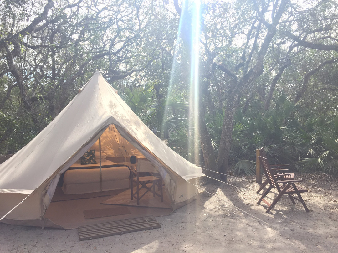 Fancy Camps at Topsail Preserve State Park