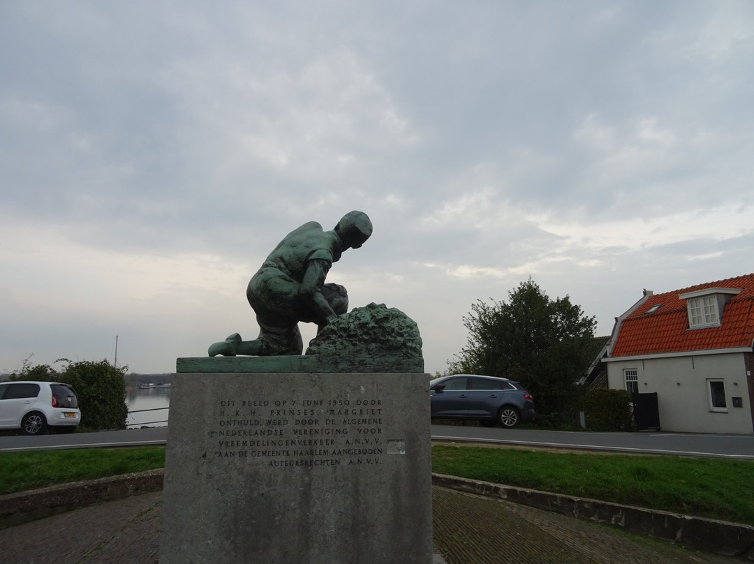 Standbeeld Hans Brinker IJdijk Spaarndam景点图片