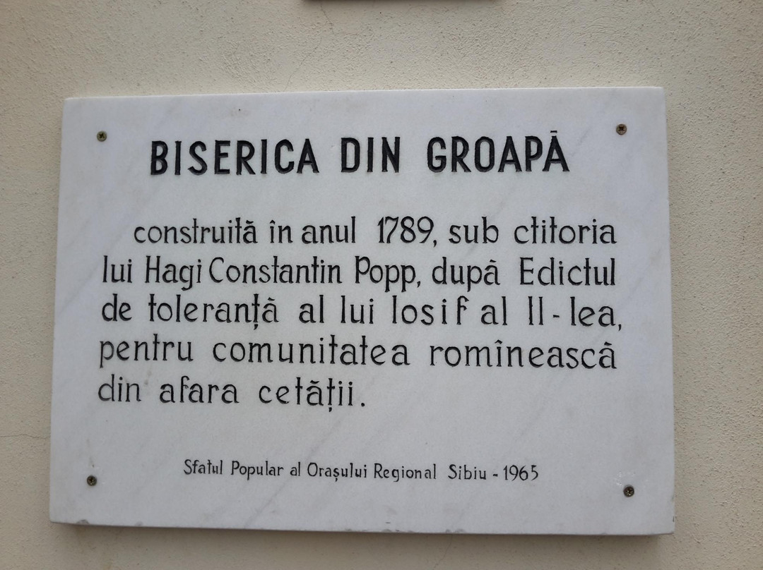 Biserica din groapa景点图片