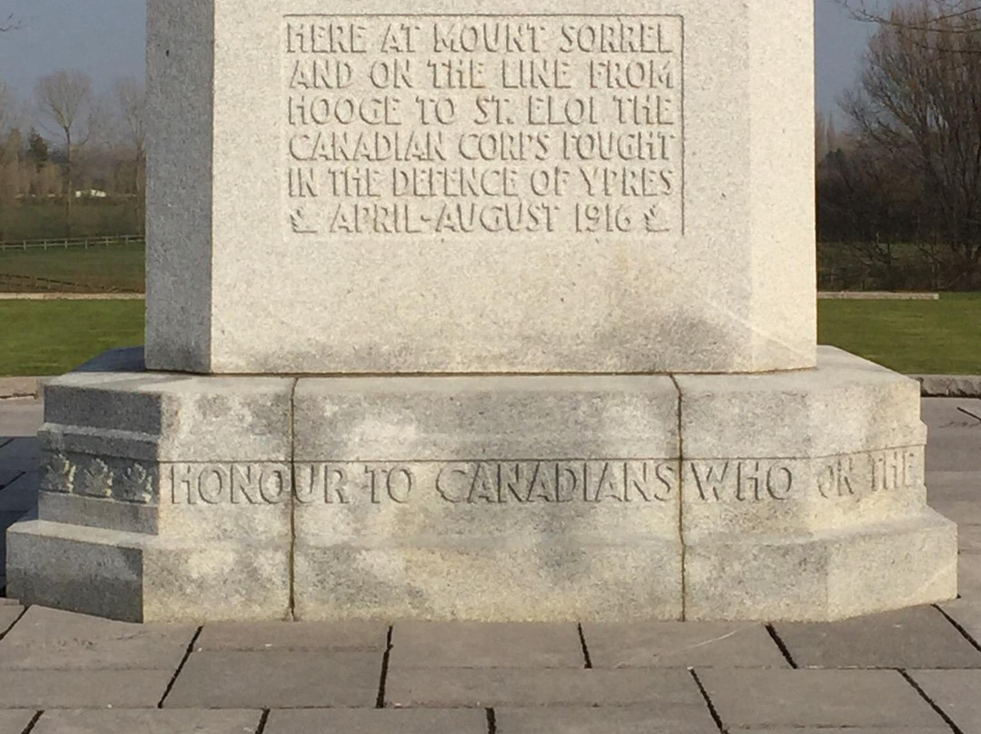 The Passchendaele Canadian Memorial-Zonnebeke必去景点