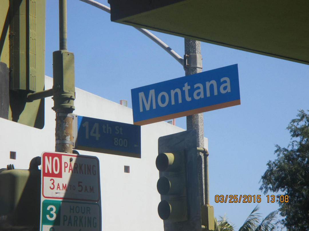 蒙大拿大街-圣莫尼卡必去景点