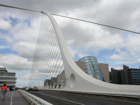 Samuel Beckett Bridge-都柏林必去景点