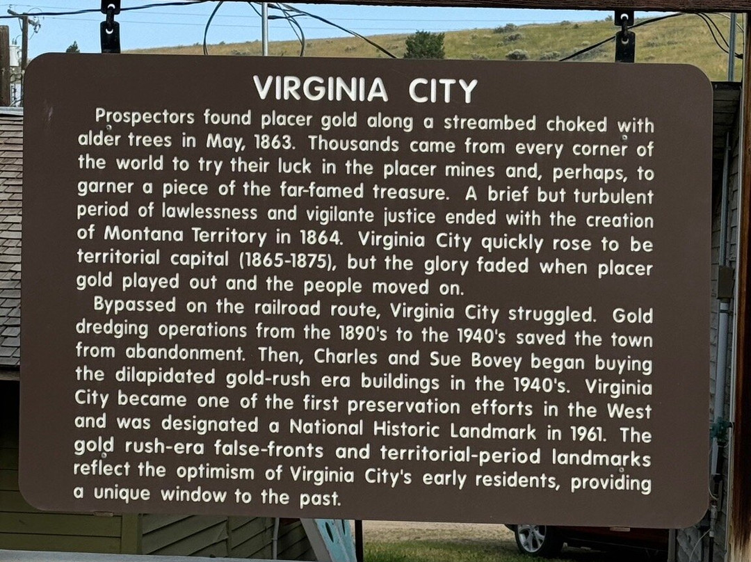Virginia City, Mt National Historic Landmark景点图片