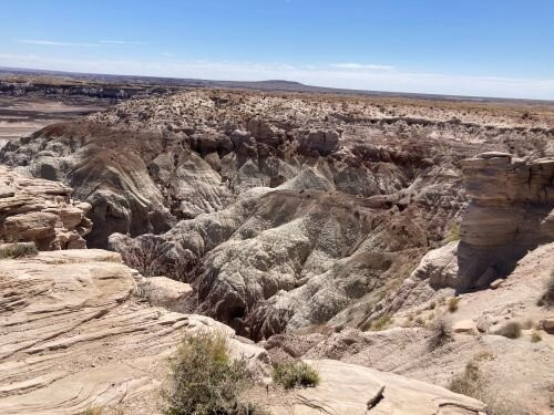 Blue Mesa-石化林国家公园必去景点