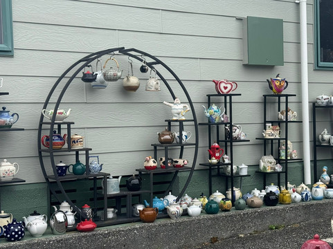 Ross tea pot wall-Ross必去景点