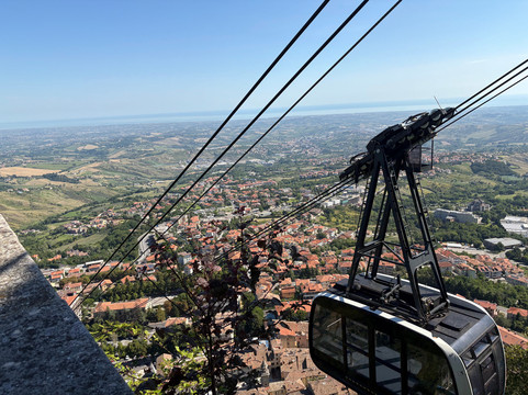 Funivia San Marino-Borgo Maggiore必去景点