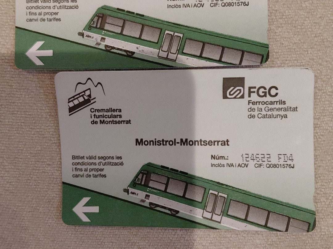Tren cremallera de Montserrat-Monistrol de Montserrat必去景点