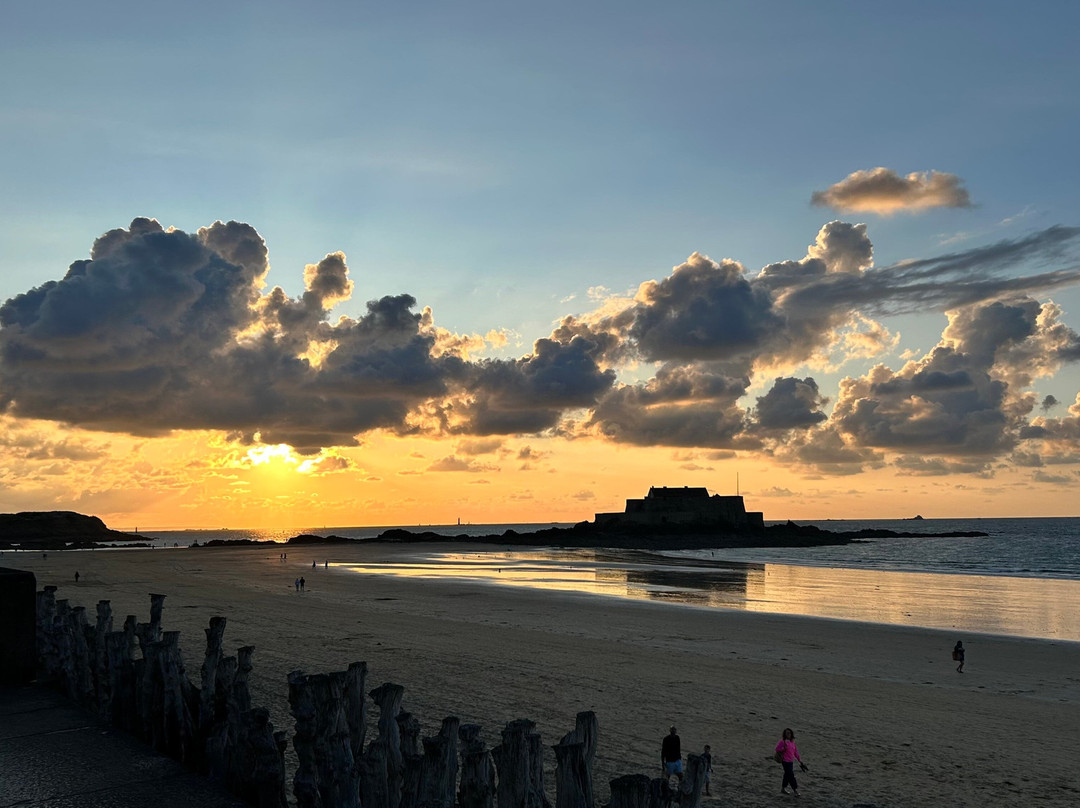 Grande Plage du Sillon-圣马洛必去景点
