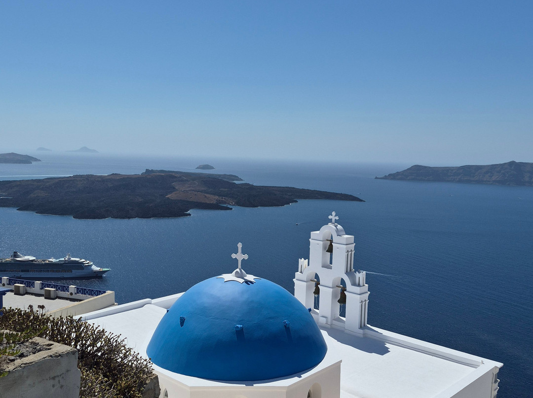 Three Bells of Fira iconic viewpoint-费拉必去景点
