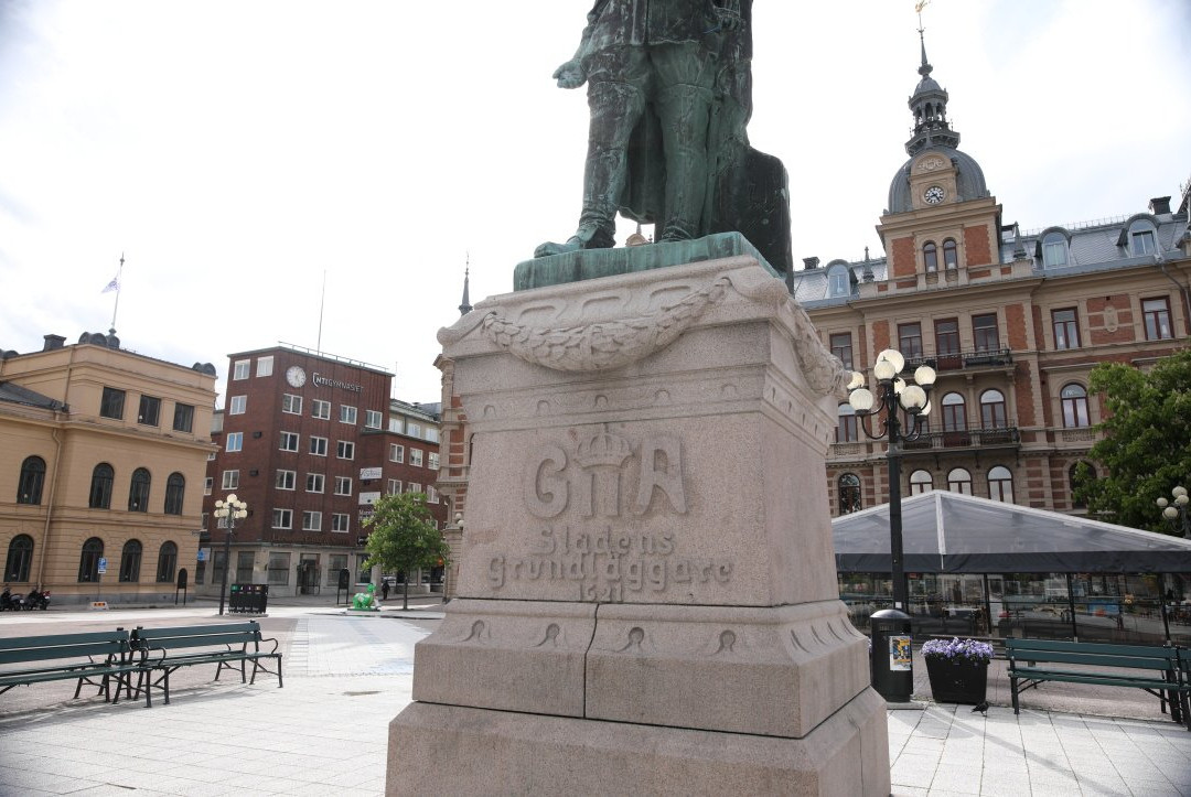 La statue du roi Gustave II Adolphe-Sundsvall必去景点