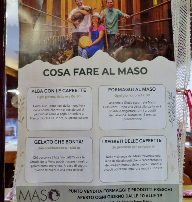 Maso Colcuc Hof Di Marco Tasser-Colle Santa Lucia必去景点