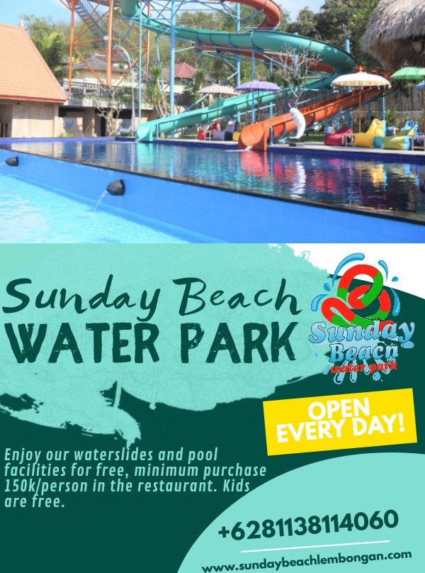 Sunday Beach Waterpark Lembongan-蓝梦岛必去景点