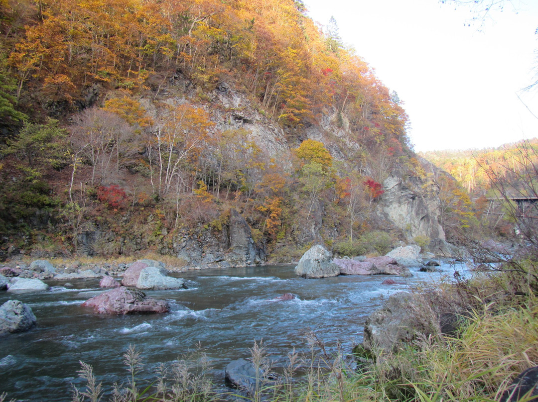Akaiwa Seigan Canyon-占冠村必去景点