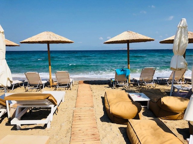 Akrogiali Hotel-浴室