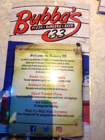 Bubba's 33