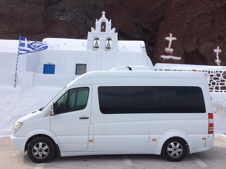 Santorini Port Super Shuttle-圣托里尼必去景点