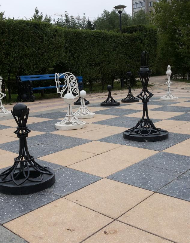 Square Chess Players-努尔苏丹必去景点