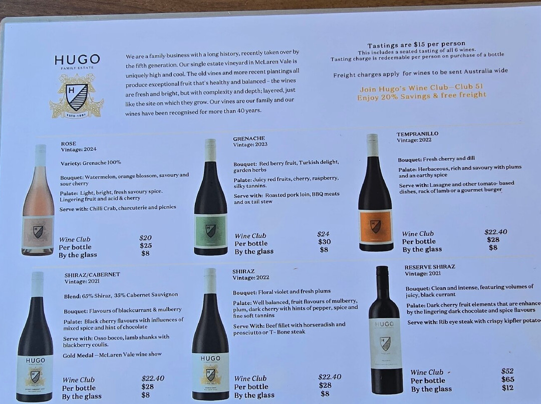 Hugo Wines景点图片
