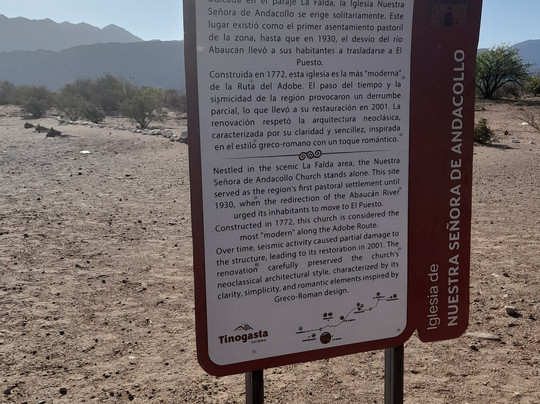 Ruta del Adobe-Tinogasta必去景点