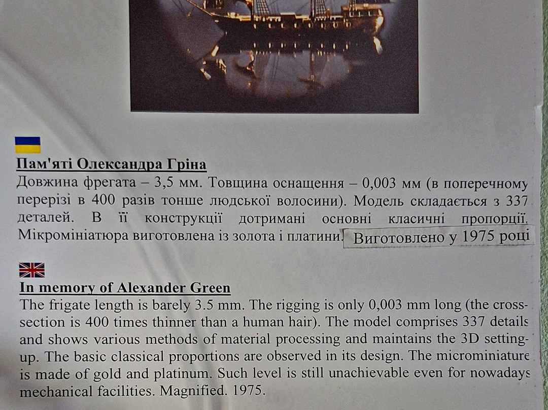 Mykola Siadrystyi Micro Miniatures Museum-基辅必去景点