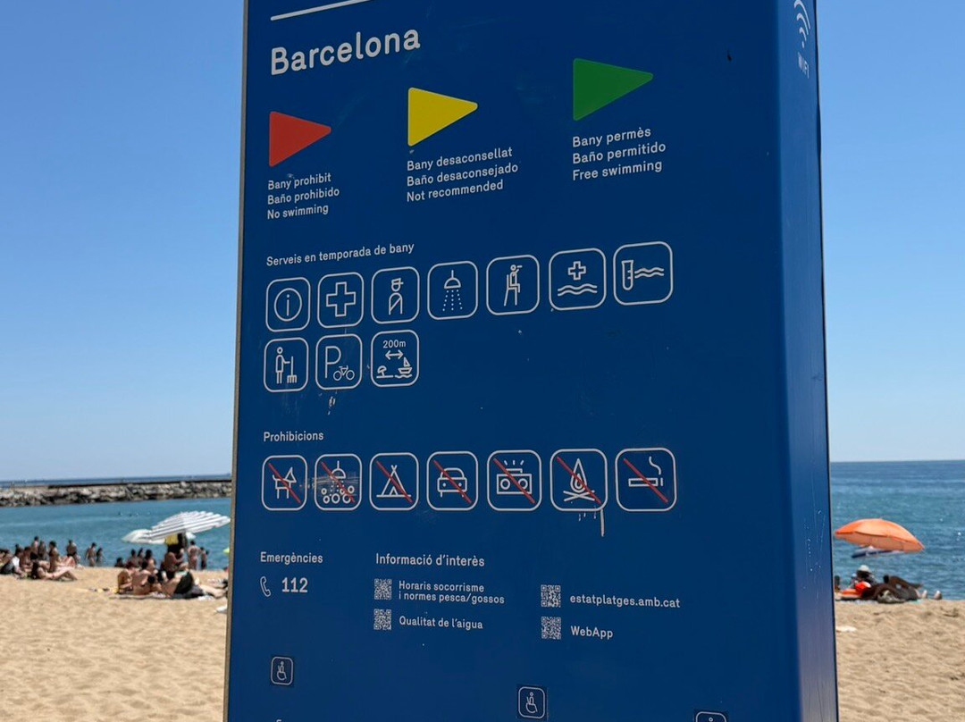 Platja De La Mar Bella-巴塞罗那必去景点