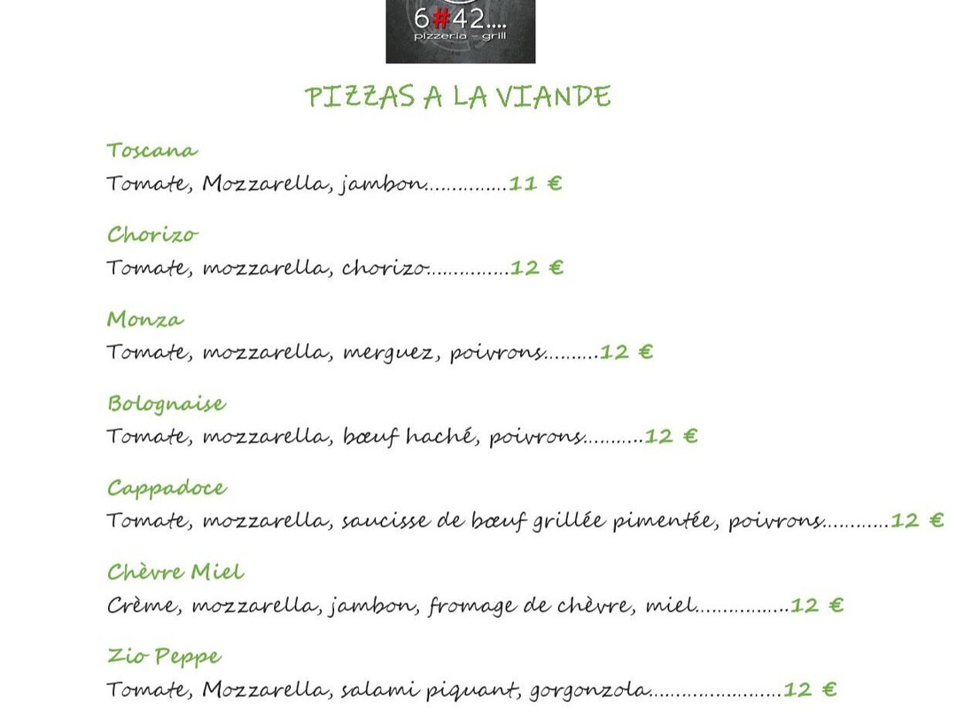 Pizzeria Grill 6#42