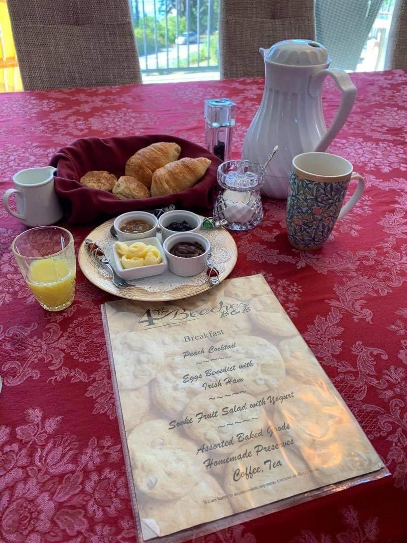 4 Beaches Bed & Breakfast-餐饮