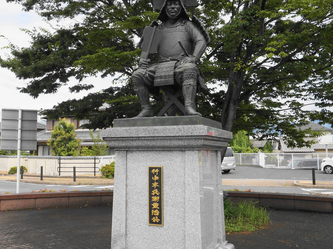 Takenaka Hanbei Statue-垂井町必去景点