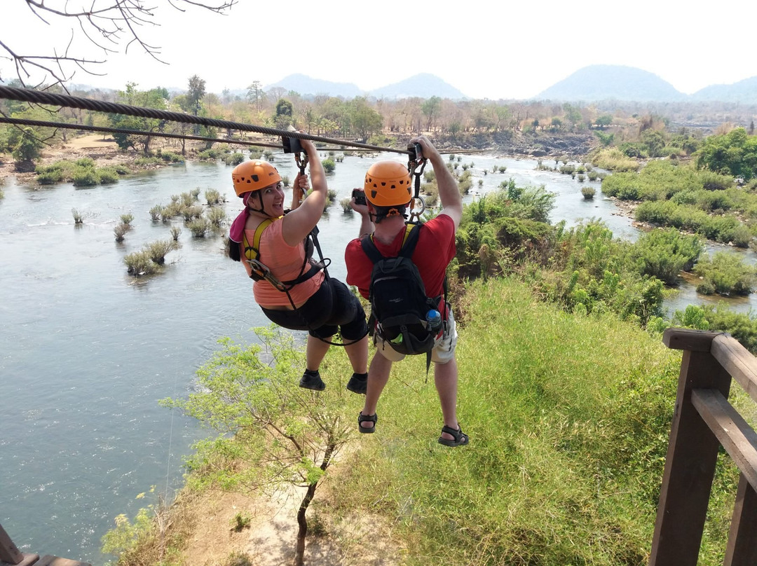 Mekong Fly Zipline Adventure Tour-Champasak Province必去景点