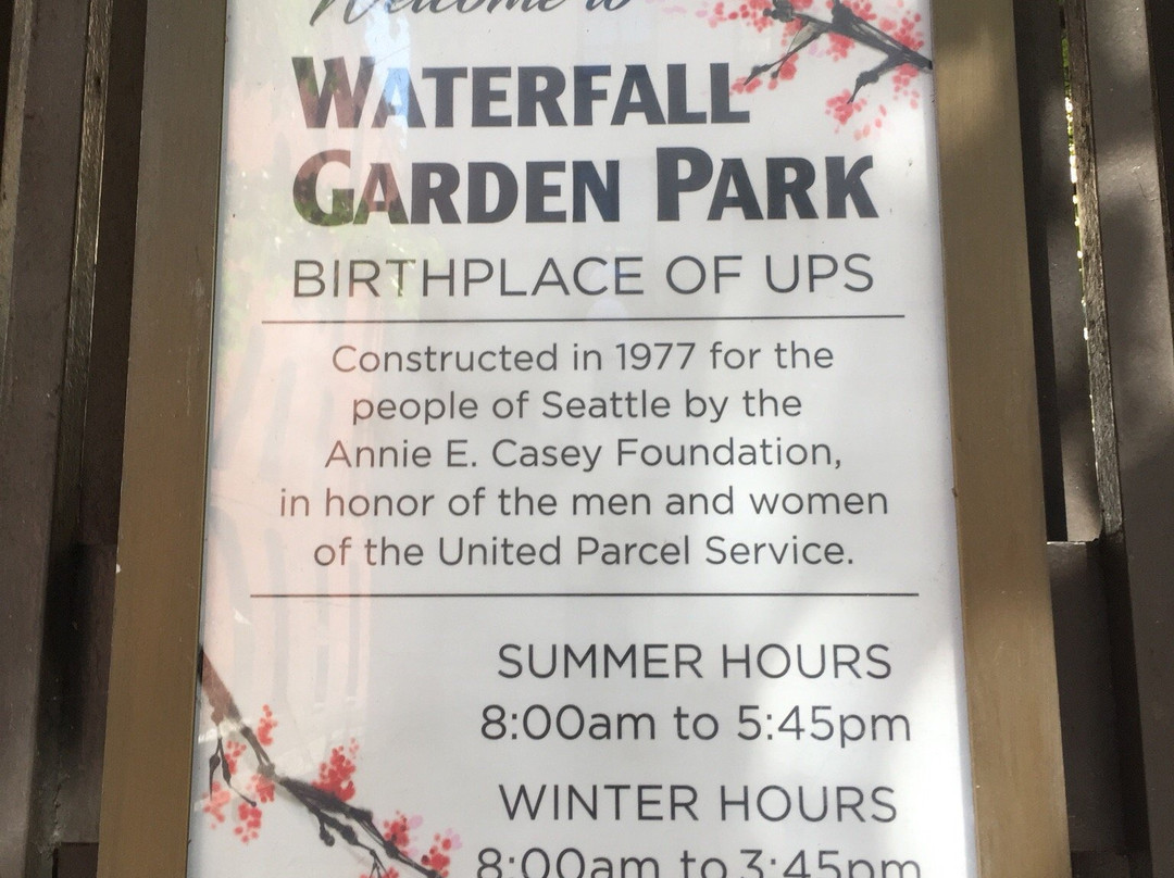 美国西雅图瀑布花园公园景点图片