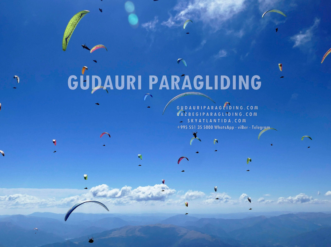 Paragliding in Georgia, Gudauri with SkyAtlantida-古道里必去景点