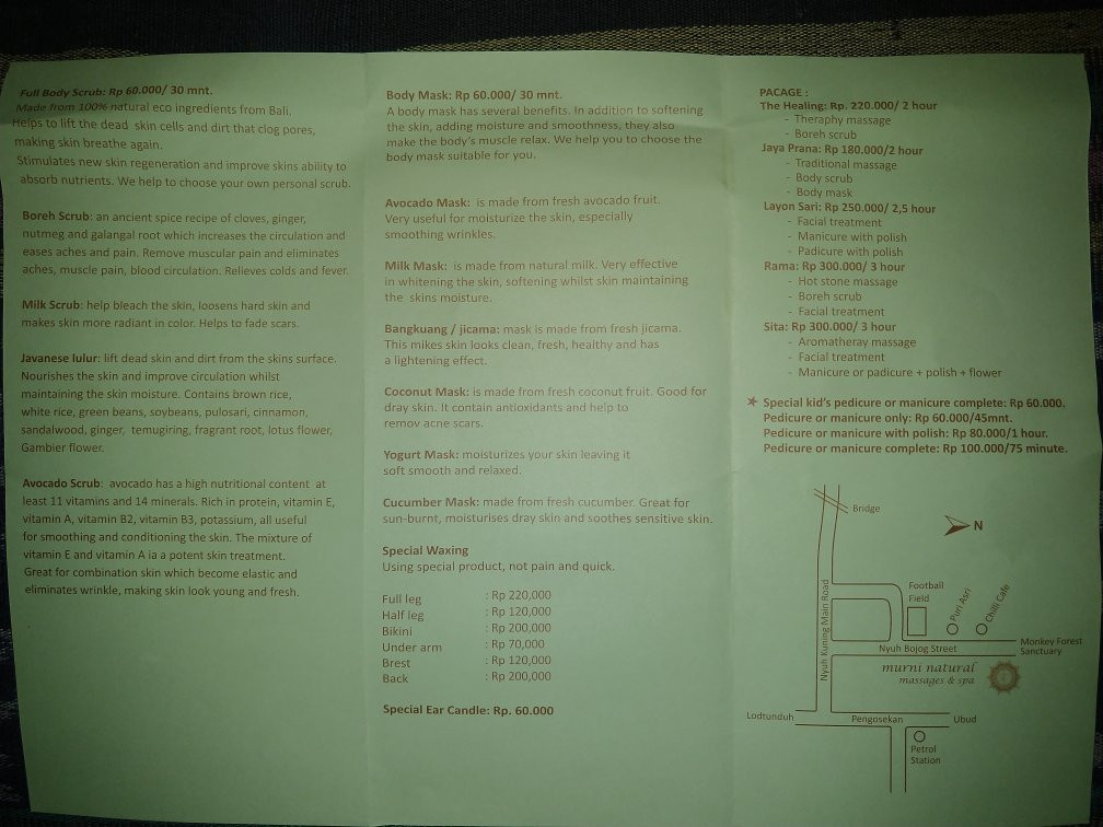 Murni Natural Massage & Spa-乌布必去景点