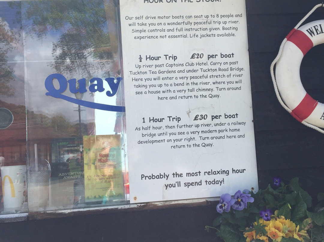 Quay Leisure Boat Hire-基督城必去景点