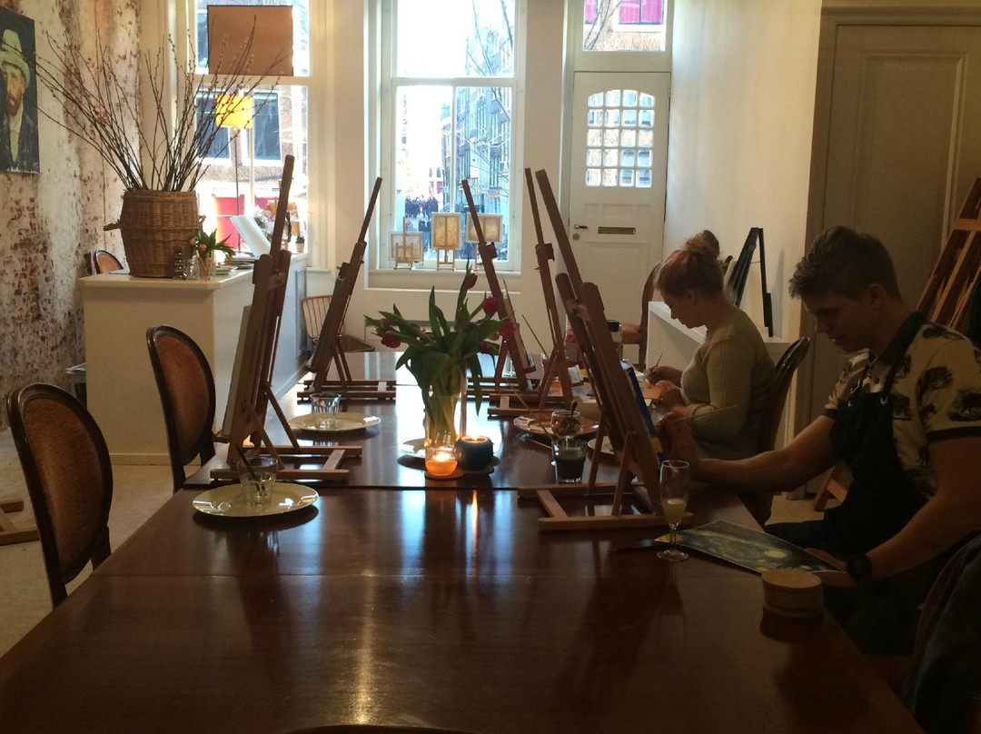 AmsterdamCanalPainting-阿姆斯特丹必去景点