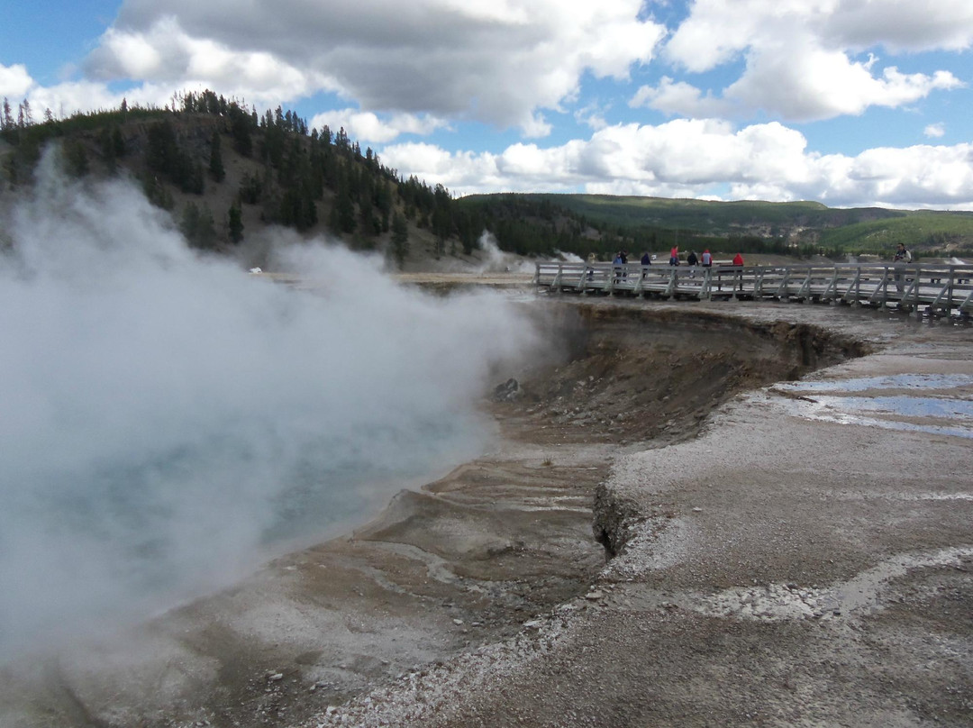 中途喷泉盆地-黄石国家公园必去景点