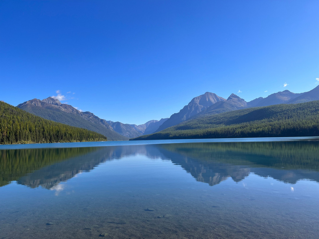 Bowman Lake-冰河国家公园必去景点