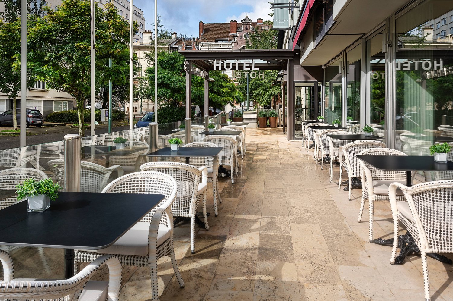 布鲁塞尔加泰罗尼亚酒店-浴室