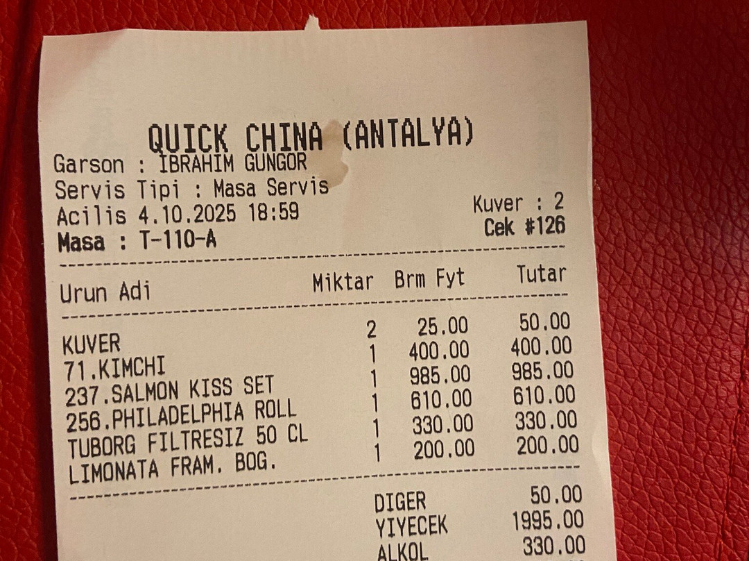 Quick China  Konyaaltı
