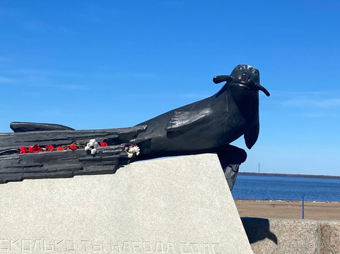 Monument To the Seal - the Savior of Citizens of Arkhangelsk and Leningrad-阿尔汉格尔斯克必去景点