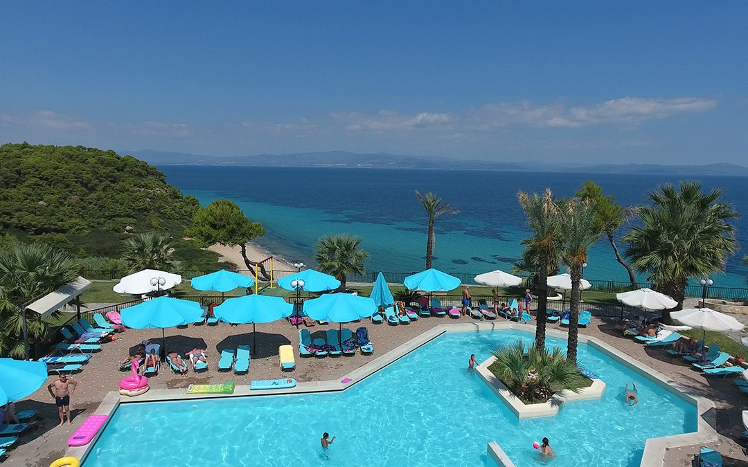 Nea Fokaia酒店住宿-Aristoteles Beach Hotel