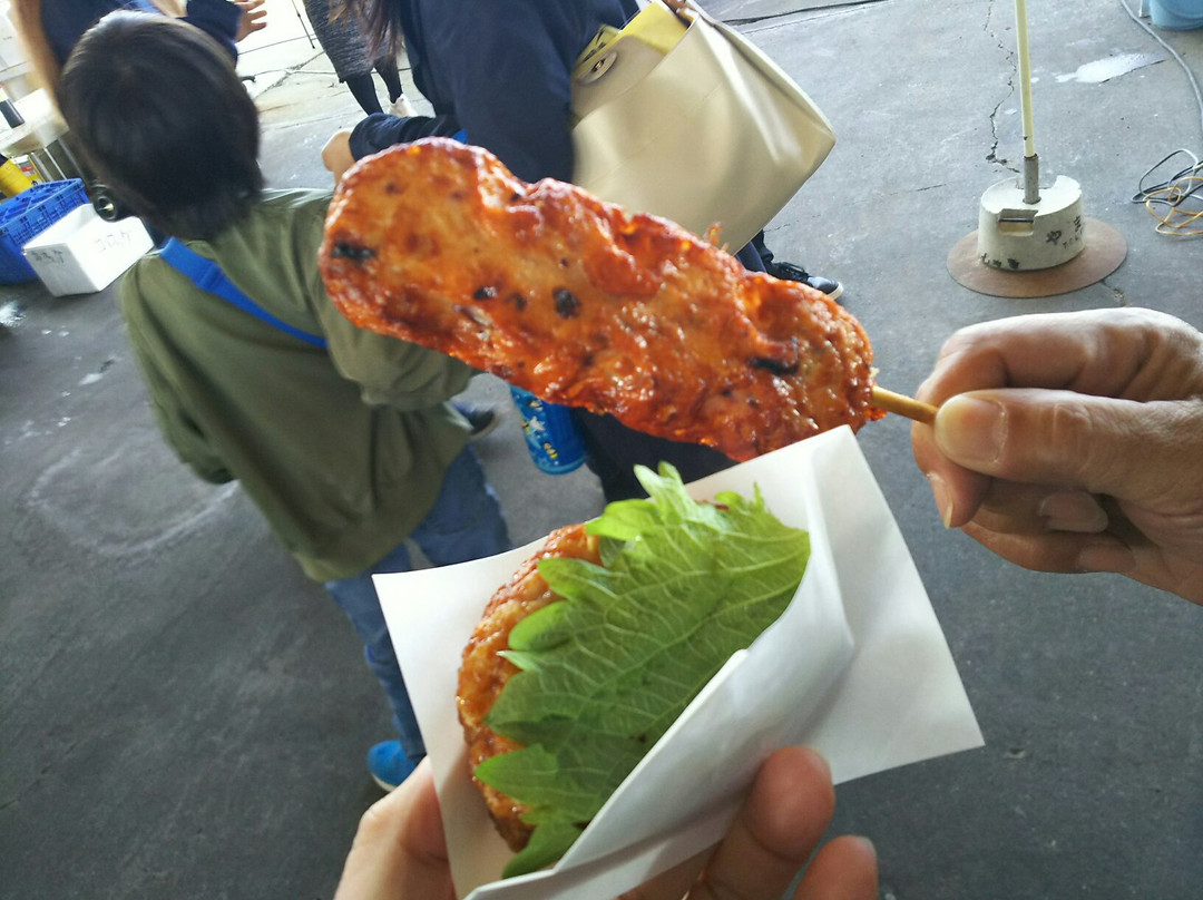 大原漁港 港の朝市