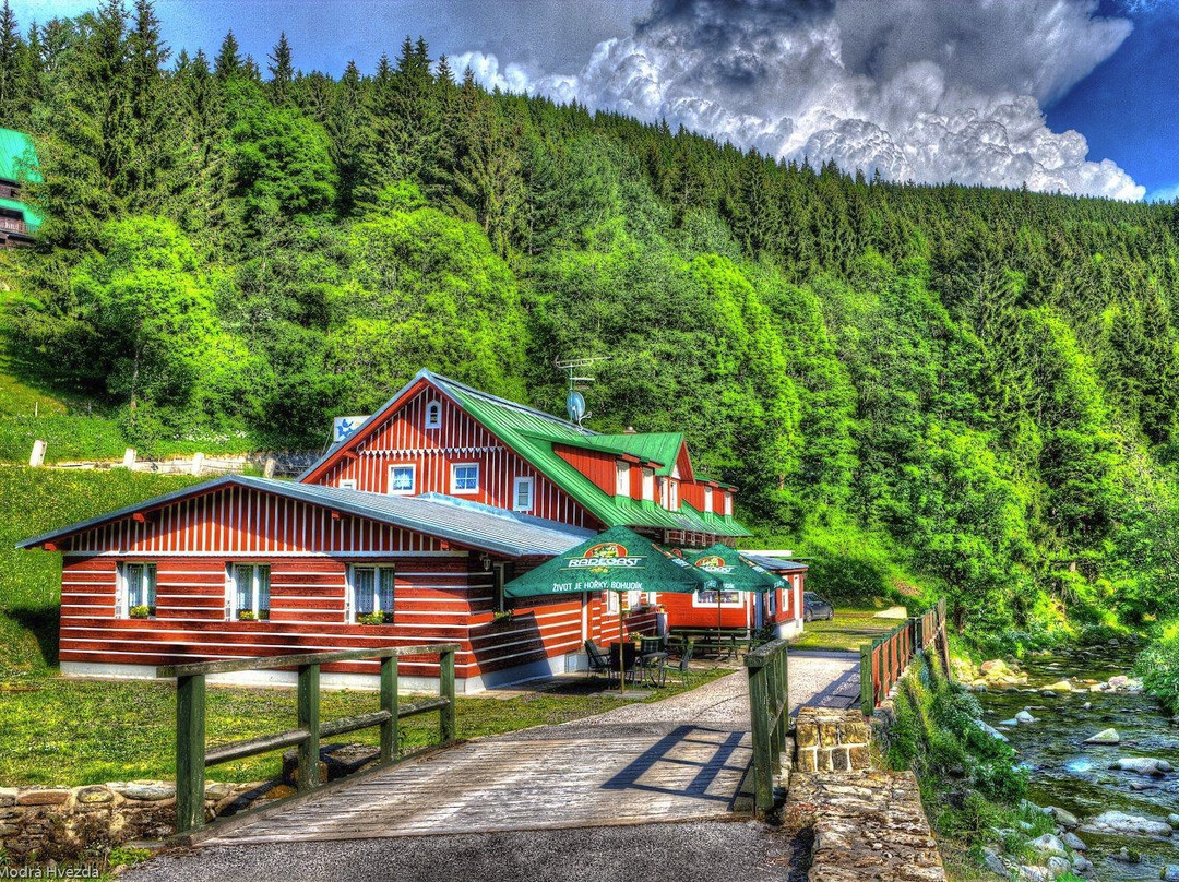 Horni Mala Upa酒店住宿-Pension Modra Hvezda