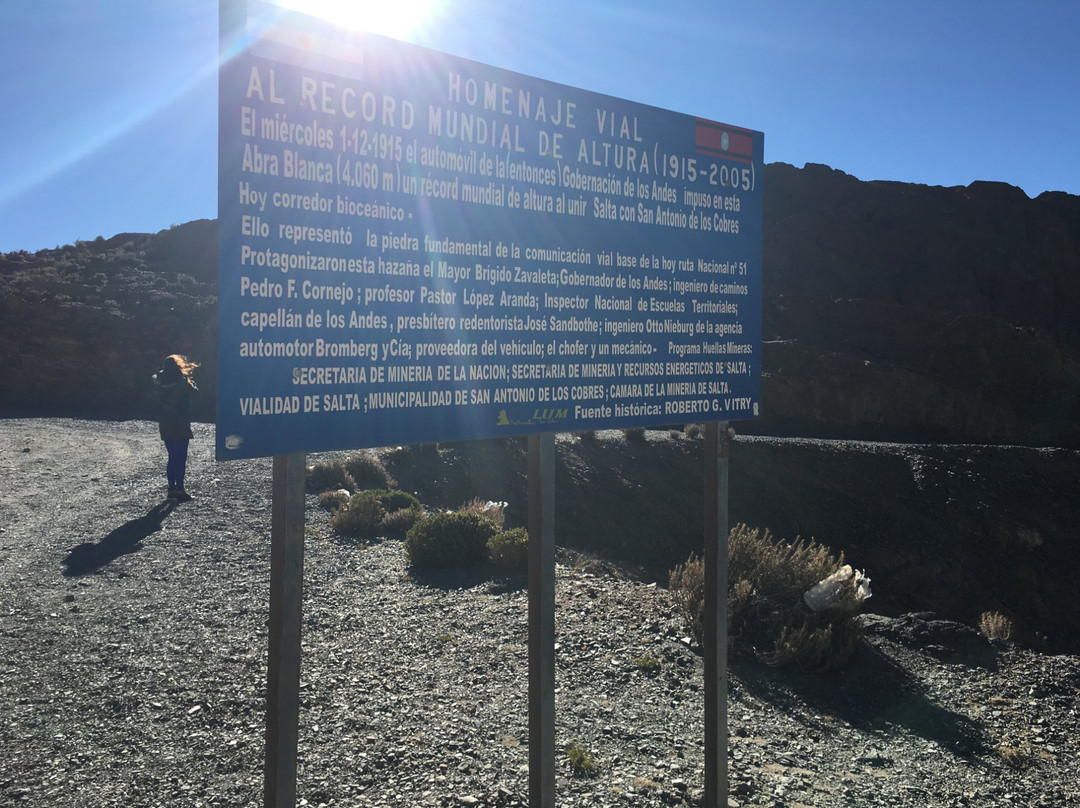 Abra Blanca-San Antonio de los Cobres必去景点