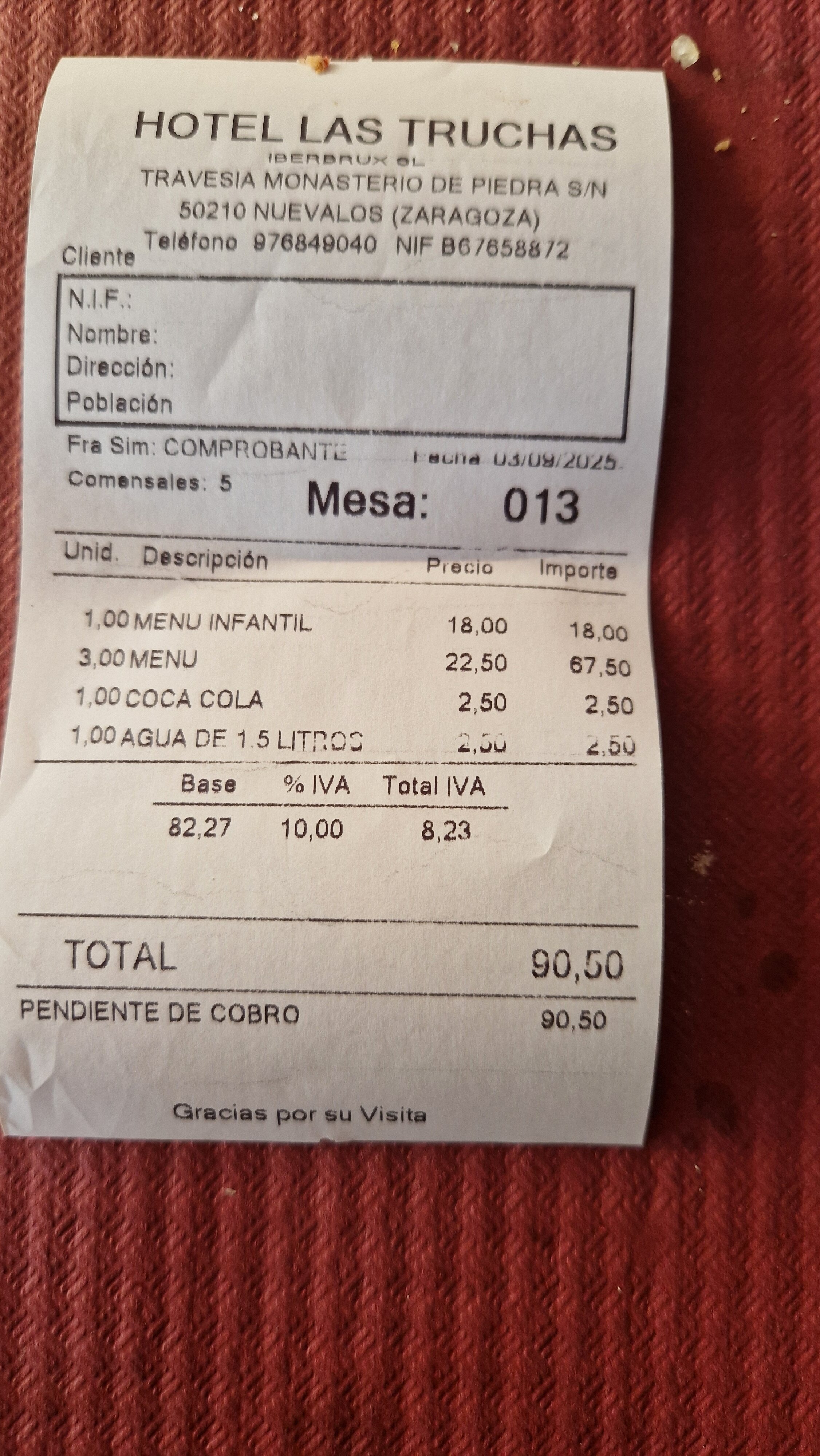 Hotel Las Truchas-官方