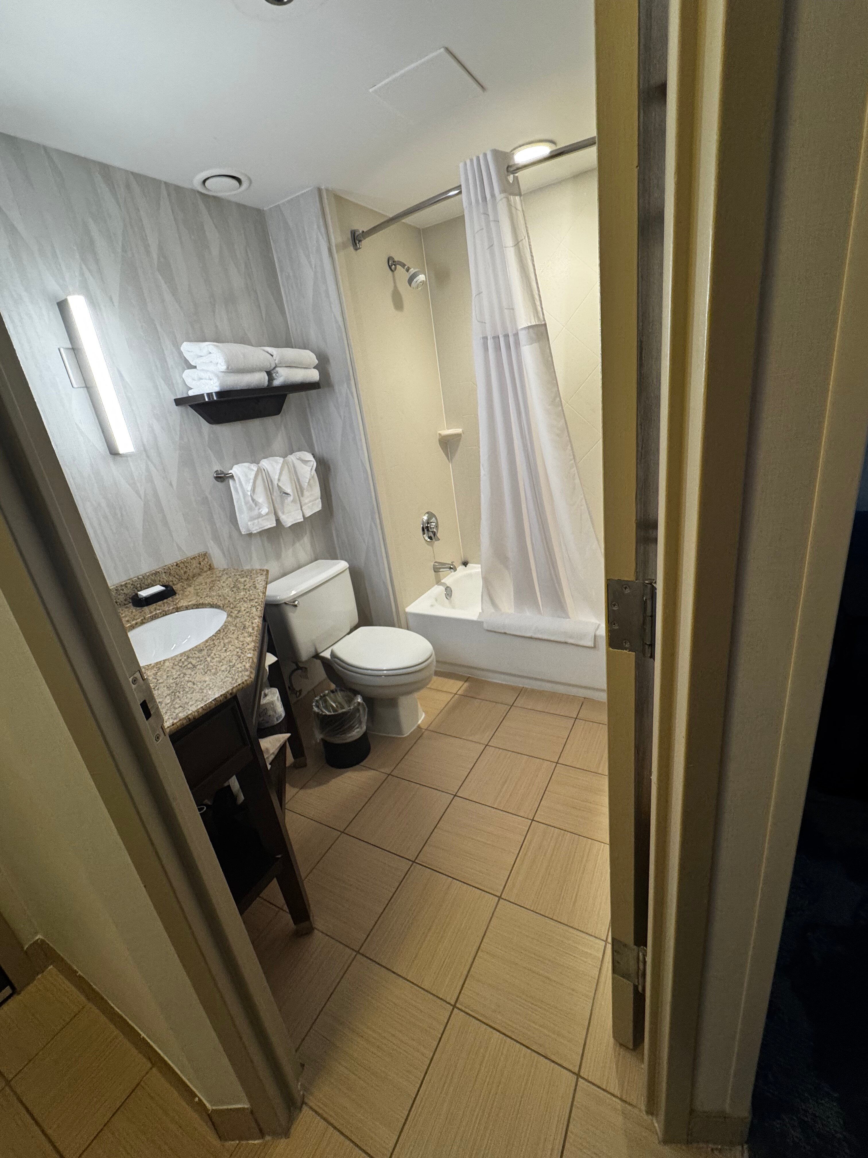汉普顿酒店芝加哥中途岛机场酒店-浴室