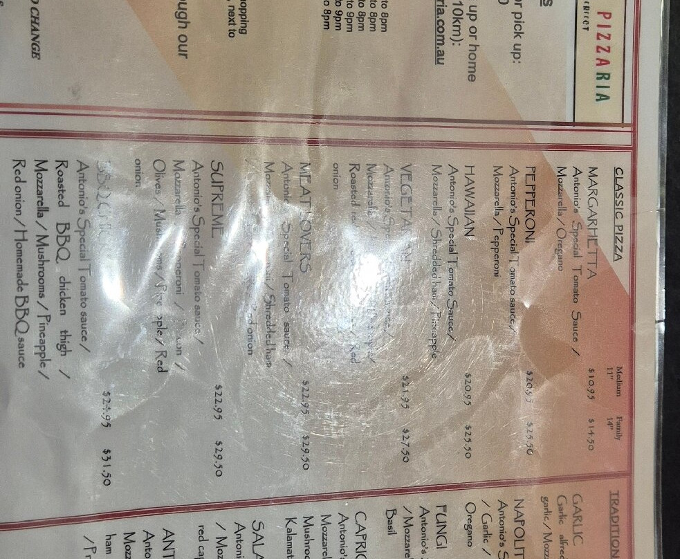 Antonio's Pizzaria